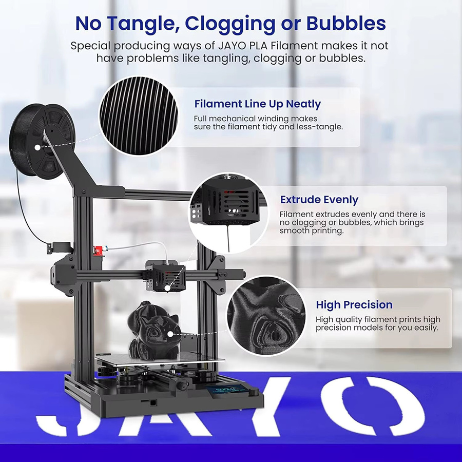 JAYO 3D-Druckerfilament 1,75 mm PETG PLA PLA PLUS für FDM-Drucker und 3D-Stifte - Bild 4