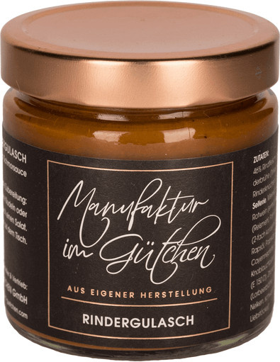 Manufaktur Im Gütchen Pikantes Rindergulasch 350 g - Bild 1