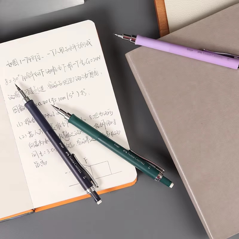 FABER-CASTELL Druckbleistift 0,5 mm in Grün mit weichem Griff für Schule und Büro - Bild 3