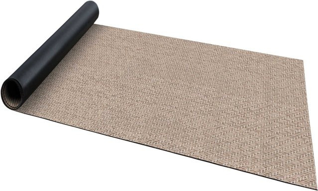 Karat Vinyl-Läufer Verona in Beige mit abstraktem Design für Flur, Garten, Balkon und Terrasse - Bild 1