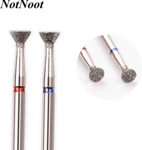 F & M Nagelhautreinigung, 2 Stück, Diamant-Nagelbohrer, 3/32 Zoll, Unisex - Bild 1