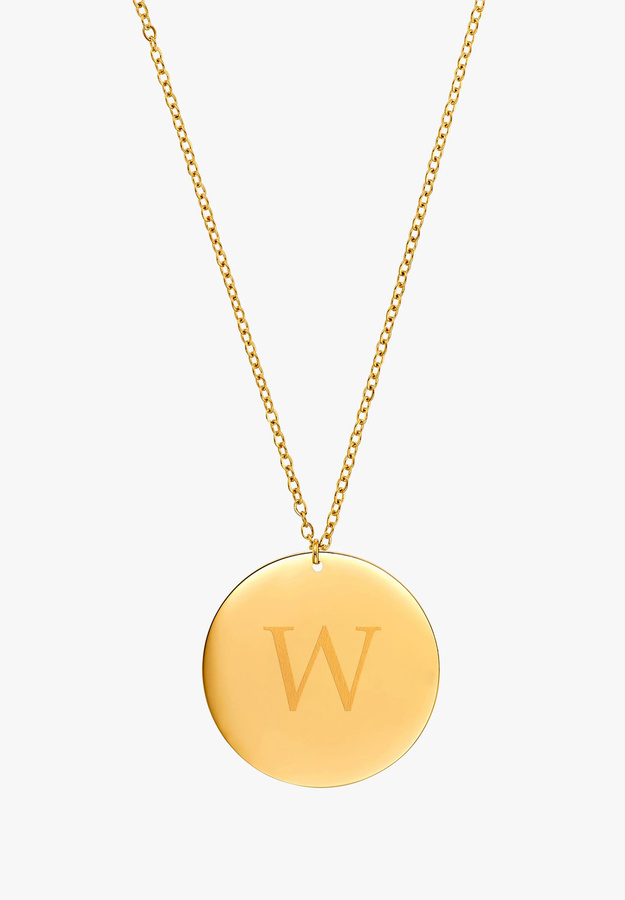 Heidemann Schmuck Kette mit Buchstabe, Gold, Damen - Bild 1