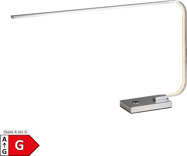 Näve LED Tischleuchte FAUCIUM in Chromfarben mit modernem Design - Bild 1