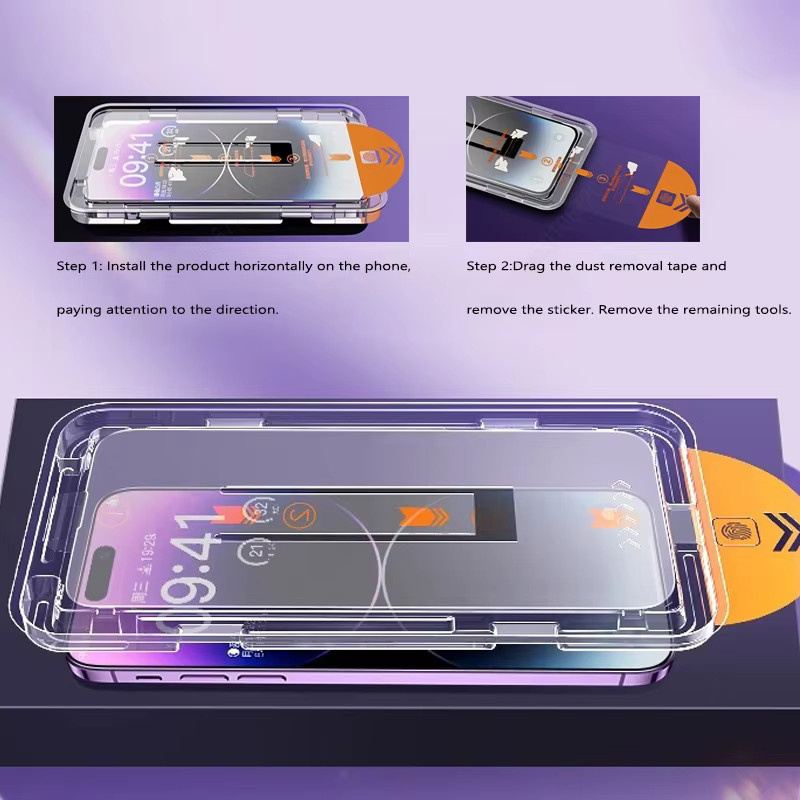 3er-Set oleophobes Schutzglas für Apple iPhone 11 bis iPhone 17 Pro Max Plus Air 16e, transparent - Bild 5