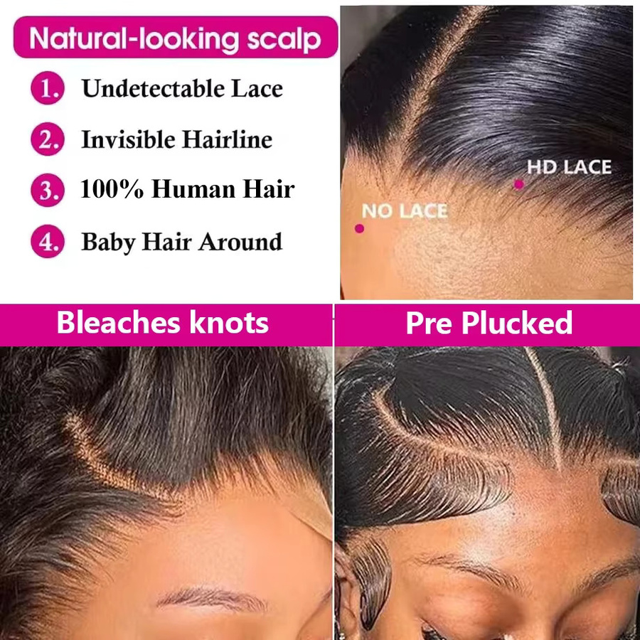 Happy Monday Body Wave Perücke, 30-34 Zoll, 100% Echthaar, Damen - Bild 5