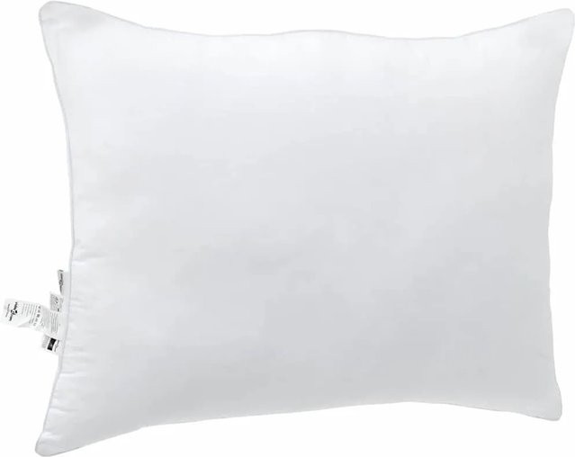 vidaXL Kopfkissen Weiß aus Baumwolle und Polyester, weich und atmungsaktiv, B/T/H: 90 x 70 x 2 cm - Bild 1