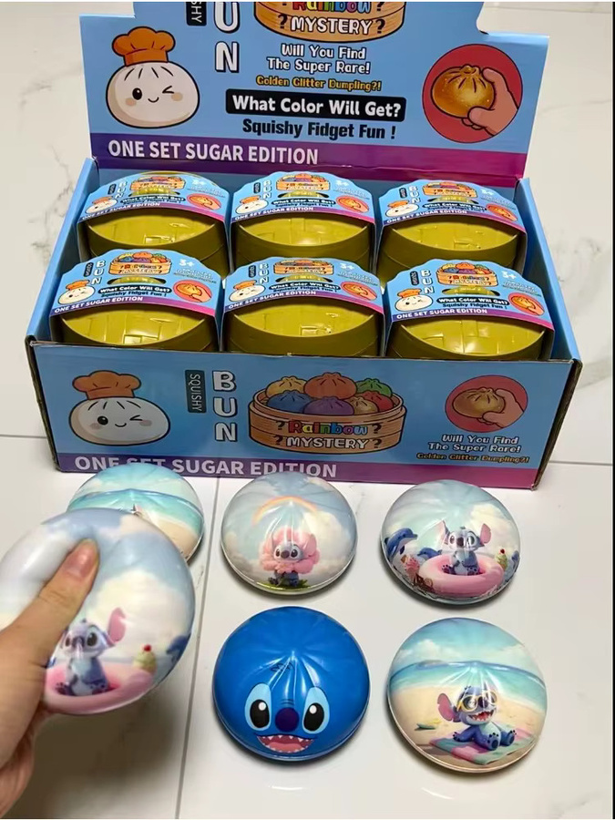 TOPTOY Disney Stitch Cartoon Dampfnudel Blind Capsule Squishy, Fidget-Spielzeug, ab 3 Jahren - Bild 3