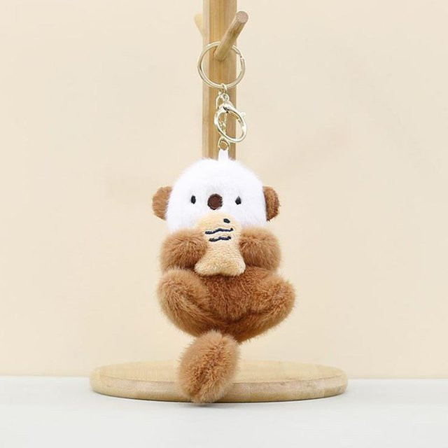 Linyi toy Schlüsselanhänger Otter, braun, Unisex - Bild 1
