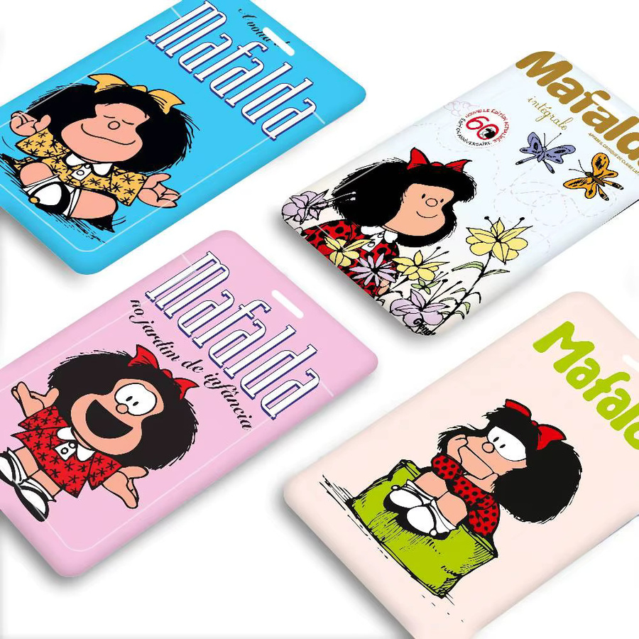 M-Mafalda Comic-Ausweishalter mit Lanyard in Multicolour aus Kunststoff - Bild 2
