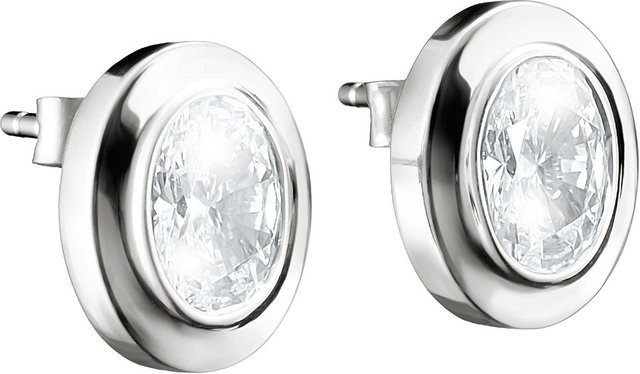 Thomas Sabo Ohrstecker Oval, 925 Silber, Zirkonia, Damen - Bild 1