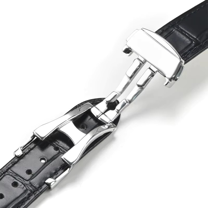 strapfreak Uhrenarmband-Faltschließe Edelstahl, 18 mm, Silber - Bild 2