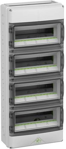 Spelsberg Kleinverteiler AK-F 56 in Weiß mit 56 Teilungen und 4 Reihen - Bild 1