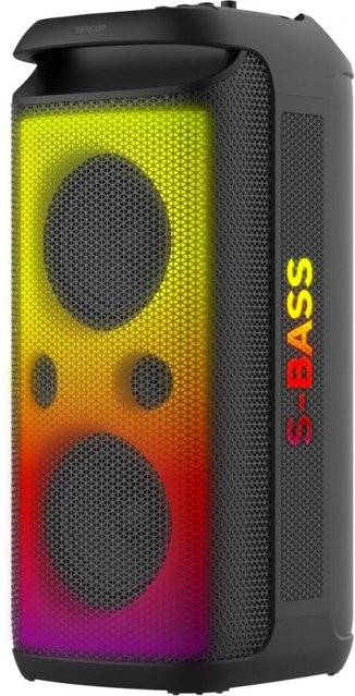 Partycon CORE Power Bluetooth Lautsprecher mit 140W, IPX4 Wasserschutz, TWS und LED in Schwarz - Bild 1