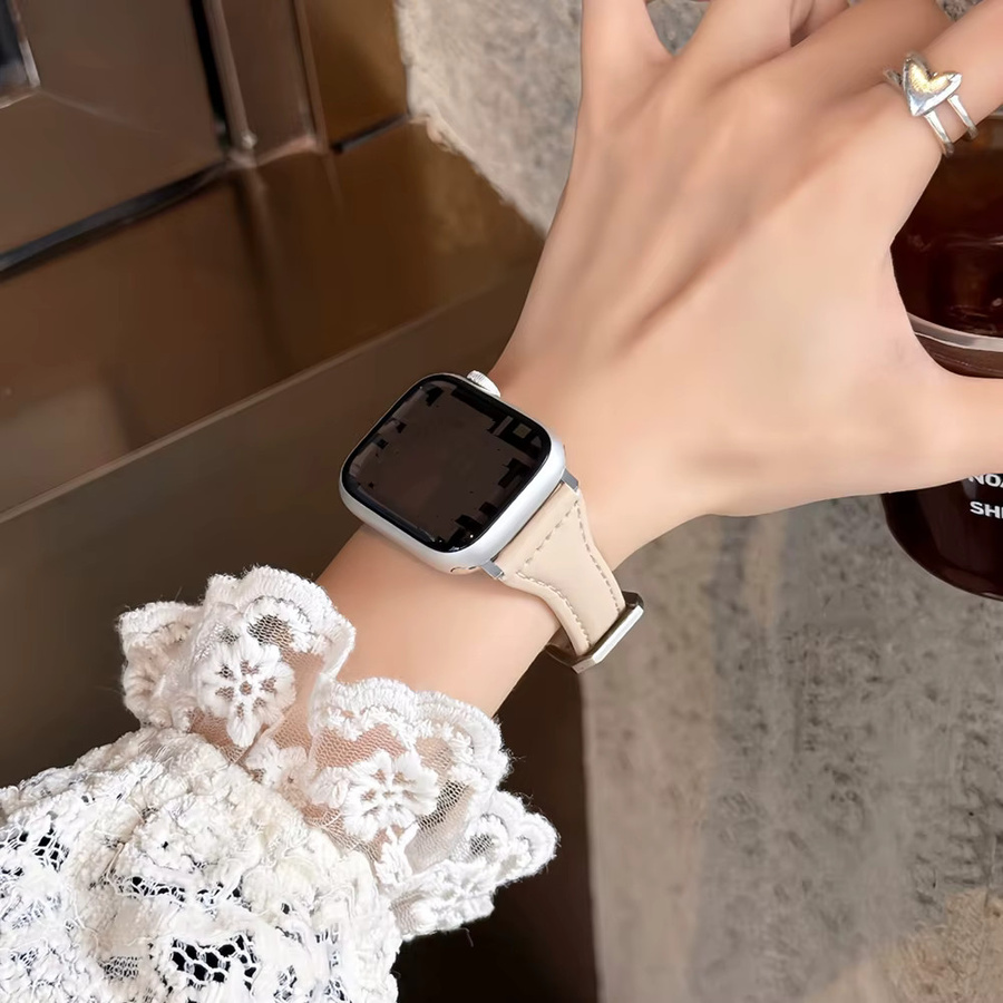 Uhrenarmband Leder, Schlank, Apple Watch, PEO - Bild 3