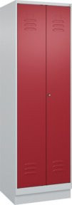 C+P Spind Classic PLUS mit Sockel, 2 Abteile, Rubinrot, H x B x T: 195 x 60 x 50 cm - Bild 1