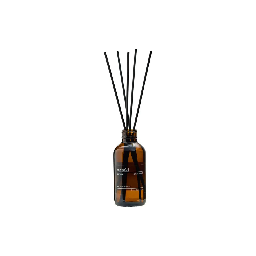 Meraki Reed Diffuser Raumduft mit floralem Aroma, 120 ml, Braun - Bild 1