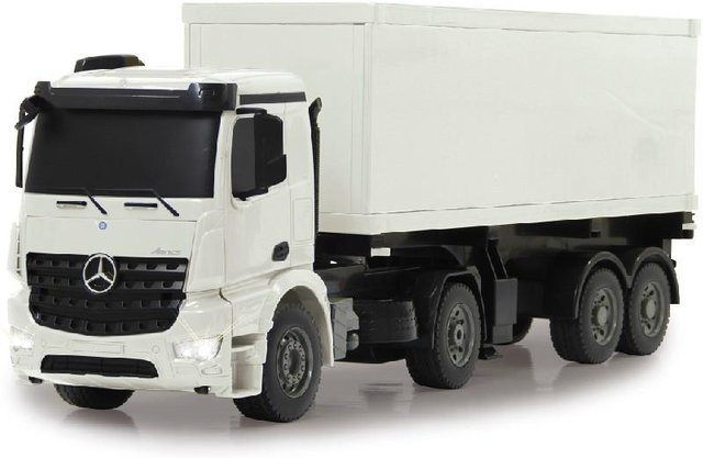 Jamara Mercedes-Benz Arocs Container LKW 1:20 ab 6 Jahren weiß - Bild 1