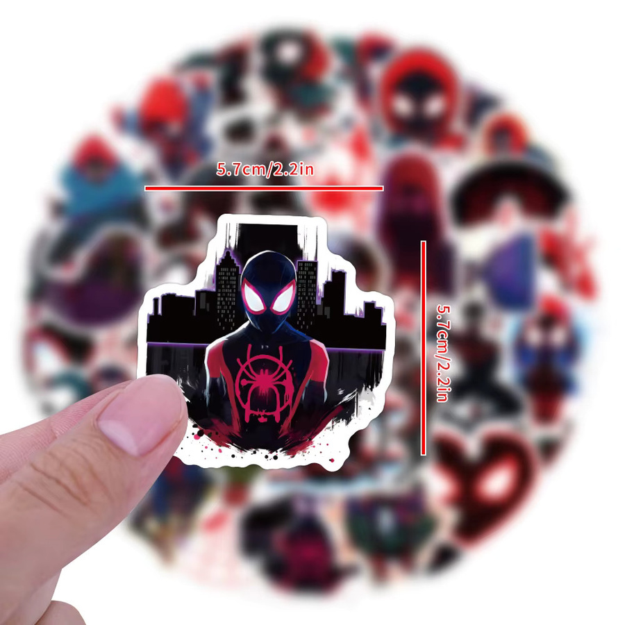Bandai Spider-Man Wasserdichte Aufkleber für Notizbücher und Trinkbecher in Multicolour - Bild 3