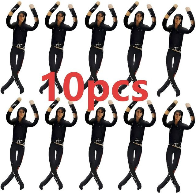 Yiran Health & Beauty Michael Jackson Cosplay Requisite Puppe, 10-teiliges Set, Plüsch / Textil, ab 14 Jahren - Bild 1