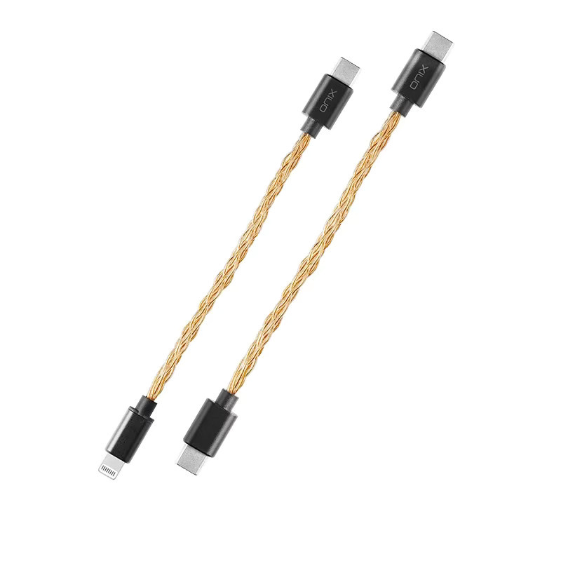 SHANLING & ONIX OL1 OFC Audiokabel aus versilbertem Kupfer mit USB-C und Goldsteckern - Bild 1
