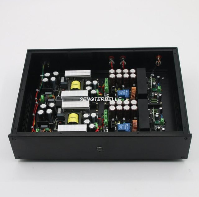 SENGTERBELLE Hi-End Professional Class D Leistungsverstärker 2 Kanäle, 1000 W, Schwarz - Bild 1