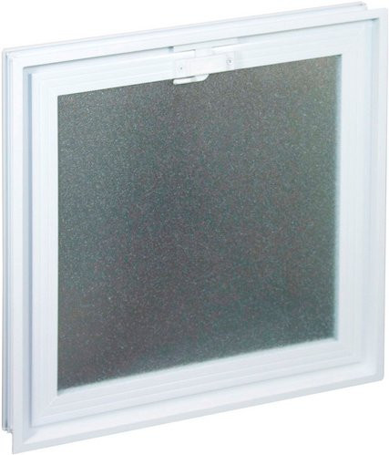 Fuchs Design Lüftungsfenster in Weiss mit einem Wärmedurchgangskoeffizienten von 2,9 W/mK, B/H/T: 38 x 38 x 8 cm - Bild 1