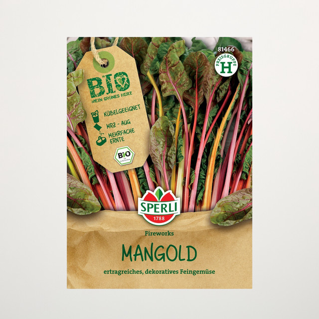 Sperli Mangold Fireworks Bio Gemüse-Saatgut - Bild 1