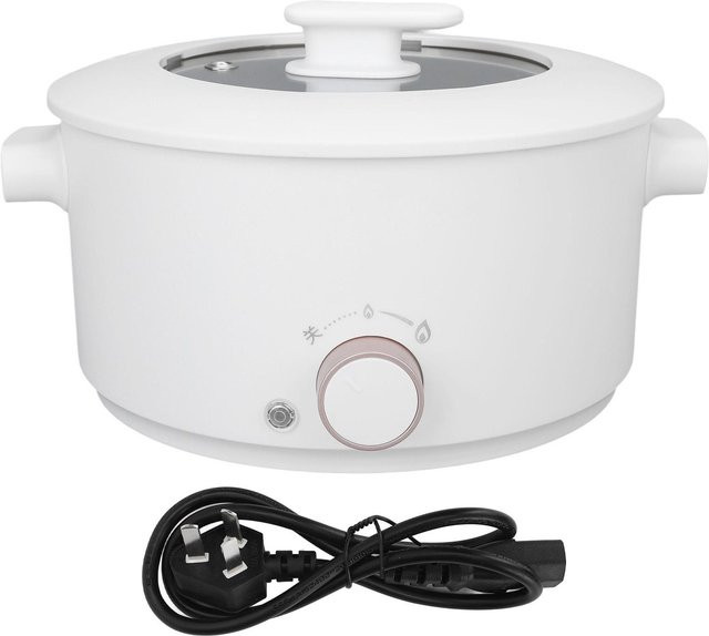 Multifunktionaler elektrischer Kochtopf von Aimo, 3 l, weiß - Bild 1