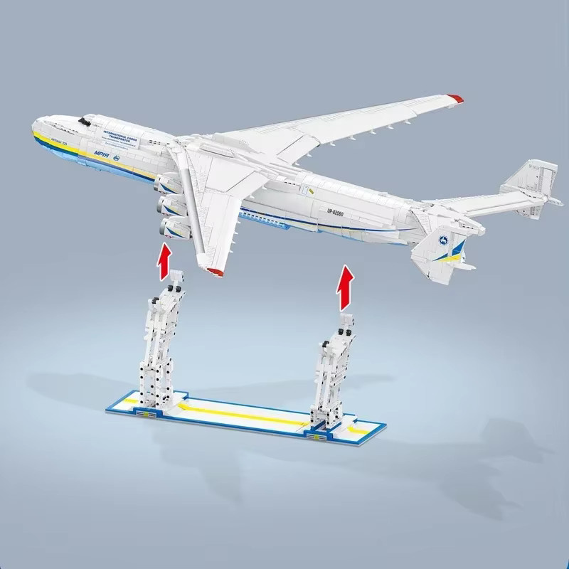 barweer An-225 Großes Transportflugzeug, Modellbausatz, 5350 Teile, ab 6 Jahren - Bild 4