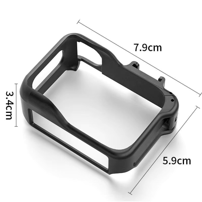 Shadow Stone Insta360 GOUltra Extended Frame Rabbit Cage Schutzhülle in Schwarz - Bild 2