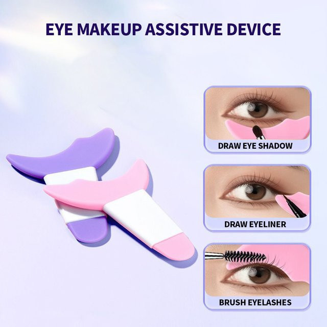 Silikon Wimpern Guide Werkzeug, lila, Unisex - Bild 1
