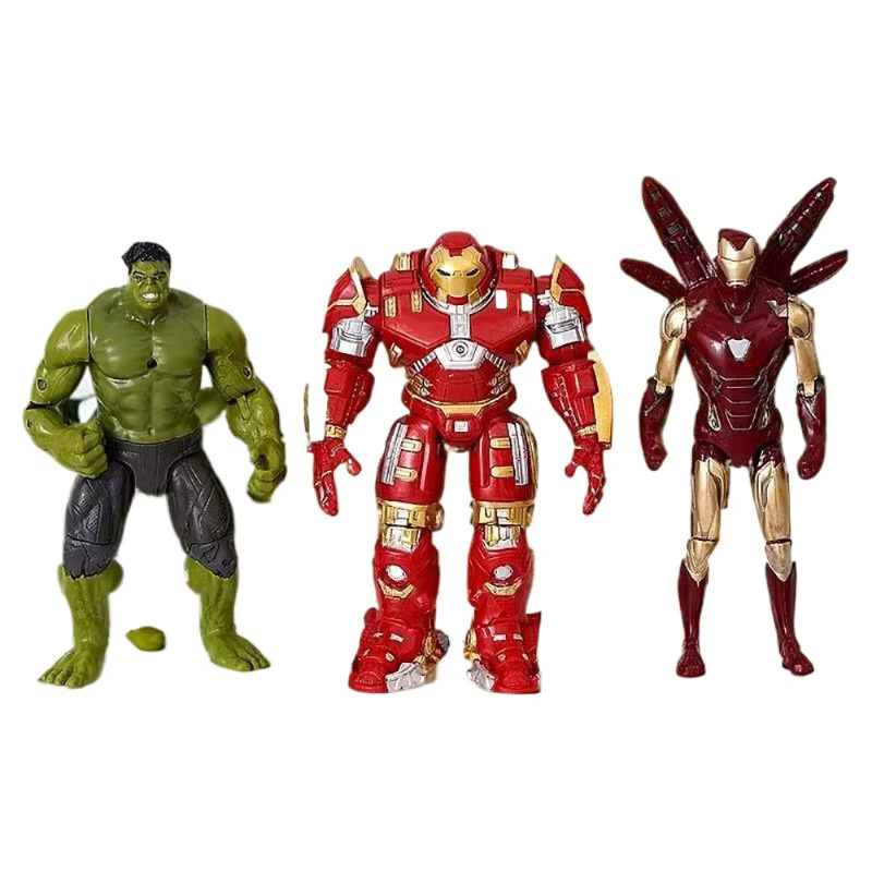 Hot Toys Marvel The Avengers Action-Puppen-Set, Hulk Thanos Spider-Man Iron Man Captain America, Modellspielzeug - Bild 3
