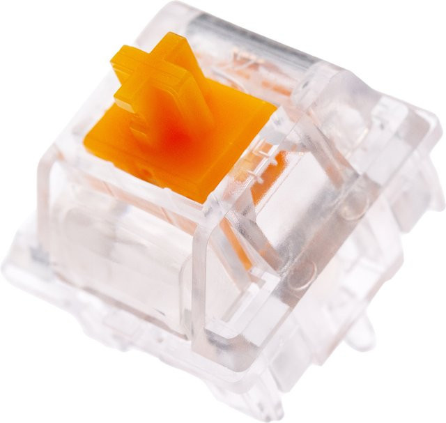 KTT Ice Orange Silent Linear Mechanical Switches für Gaming Tastaturen in Orange mit PC und POM Material - Bild 1