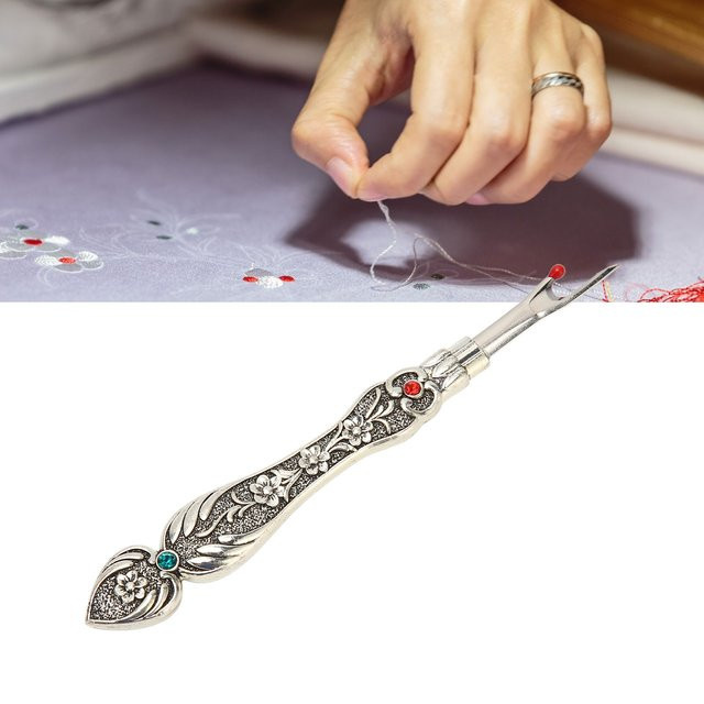 WALFRONT Nahttrenner in Silber, rostfreier Vintage-Stickentferner zum Nähen - Bild 1