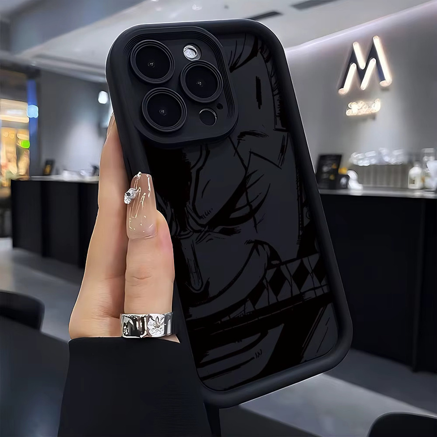 ONE PIECE Anime Handyhülle aus weichem TPU in Schwarz für iPhone Modelle - Bild 2
