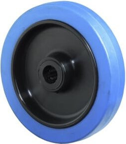 BS Rollen Gummirad B61.200 in Blau mit 200 mm Durchmesser - Bild 1