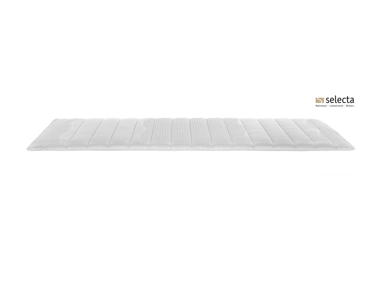 Selecta Komfort Topper S260 Doppeljersey in Weiß, atmungsaktiv und allergikerfreundlich - Bild 1