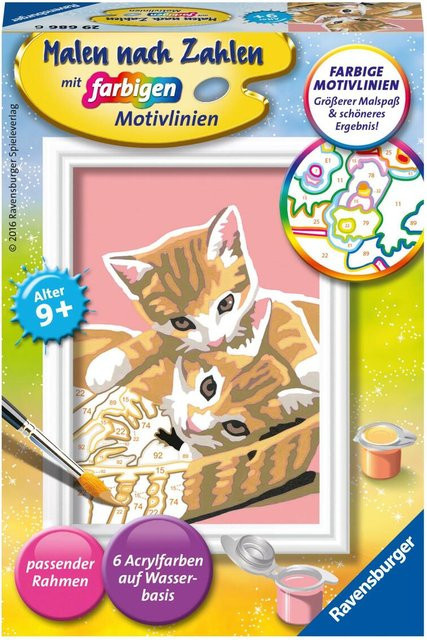 Ravensburger Malen nach Zahlen Katzenbabys, ab 9 Jahre - Bild 1