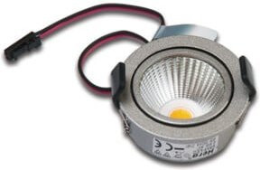 hera LED-Einbauleuchte SR 45-LED schwenkbar, Silber, warmweiß, 4,8W - Bild 1