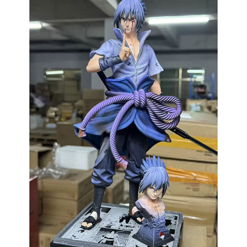 Bandai Naruto Sasuke Six Realms Uchiha, Anime-Figur, beweglich, 33 cm - Bild 3