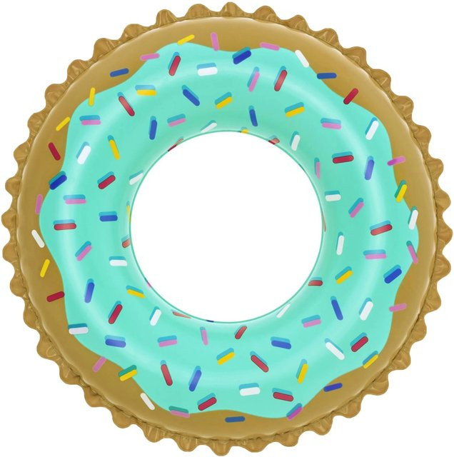 Bestway Schwimmring Sweet Donut in Mehrfarbig mit Durchmesser: 91 cm - Bild 1