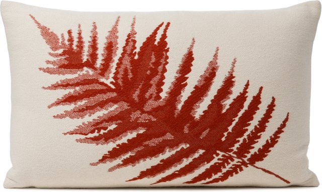 Kissenhülle MARY von gozze in floralem Design, rechteckig, braun-weiß aus Baumwolle und Polyester - Bild 1