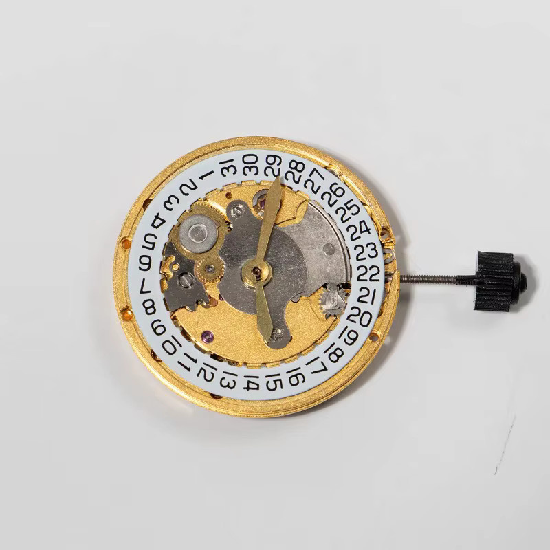 Mechanisches Automatikwerk ETA 2824, Datumsanzeige, Gold - Bild 2