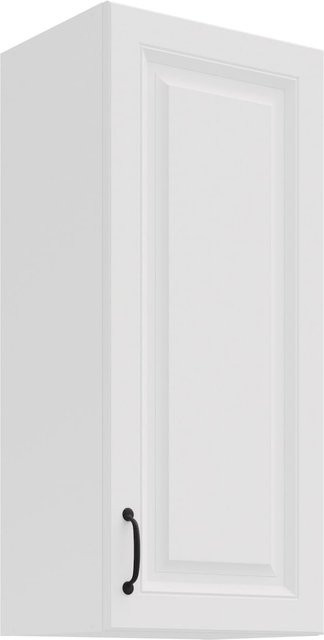 Hängeschrank Stilo Landhaus Weiß Matt, Höhe: 90 cm, Breite: 40 cm - Bild 1