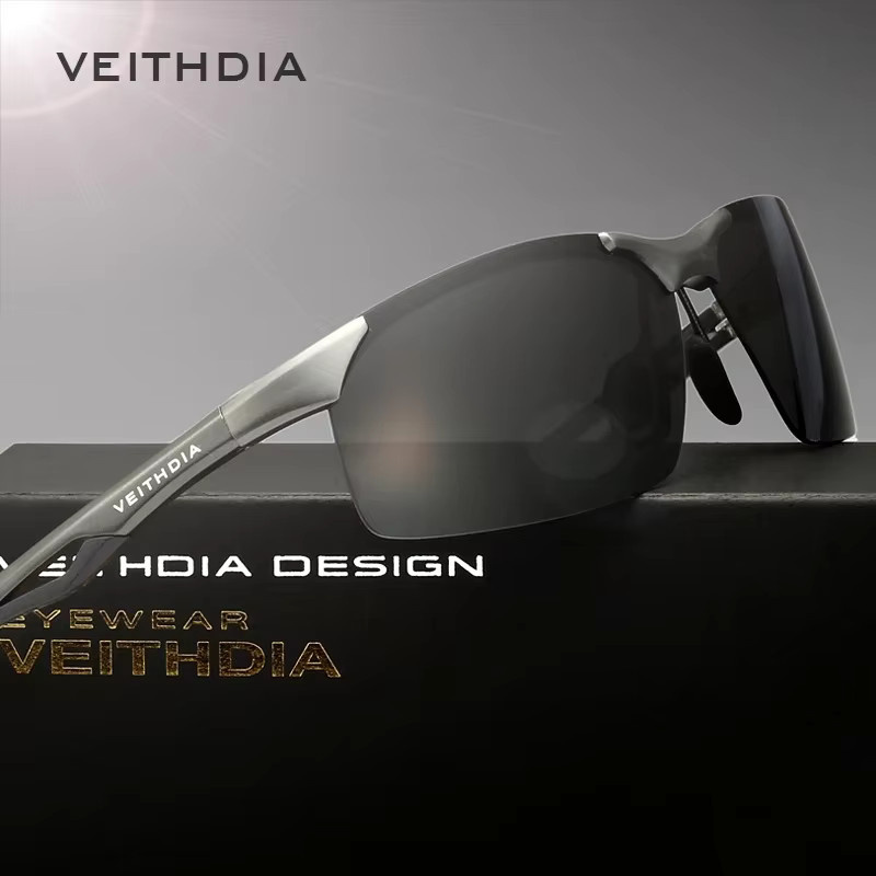 VEITHDIA FH06591 Sportsonnenbrille, polarisiert, Herren, Vollrand - Bild 4