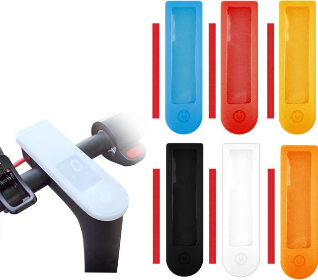 Wasserdichter Silikon-Abdeckungsschutz für das Xiaomi M365 und M365Pro Armaturenbrett in Rot und Mehrfarbig - Bild 1