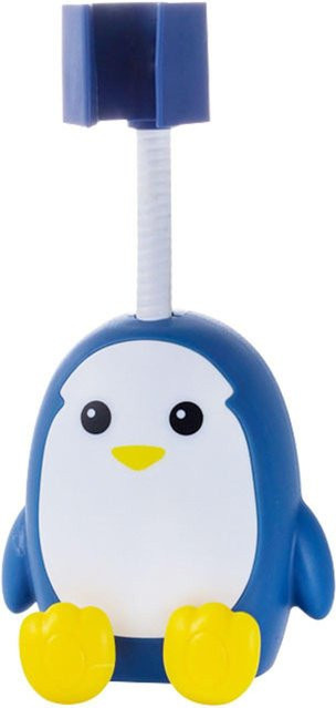 Winnerer Sun Pinguin-Duschhalterung aus Kunststoff in Blau, verstellbarer Wandhalter für Duschdüsen im Cartoon-Design - Bild 1