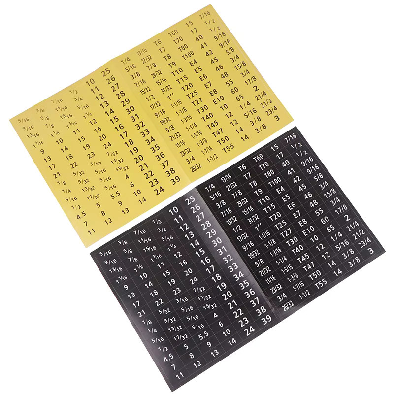 Master Socket Quick & Easy Reminder Label Sticker Set, 180 Stück, Chrom-Aufkleber für Steckdosensätze, Farben: Silber und Gelb - Bild 3