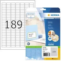 Herma Premium Universaletiketten weiß, 25 Bogen DIN A4, 4725 Etiketten, Breite: 25,4 mm, Höhe: 10 mm - Bild 1