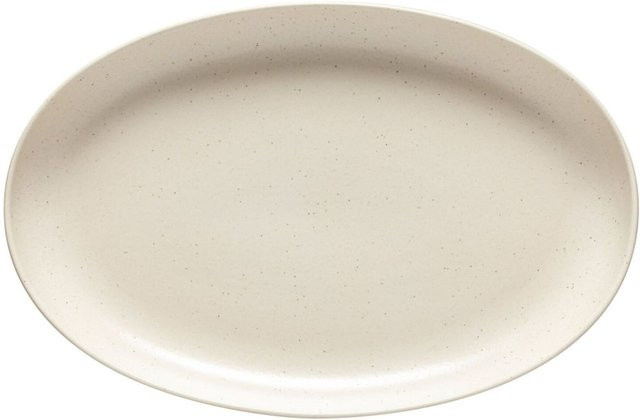 Costa Nova Servierplatte Pacifica Oval, Beige, 4er Pack, Steinzeug, Länge: 40,8 cm, Breite: 26,3 cm, Höhe: 4,5 cm - Bild 1